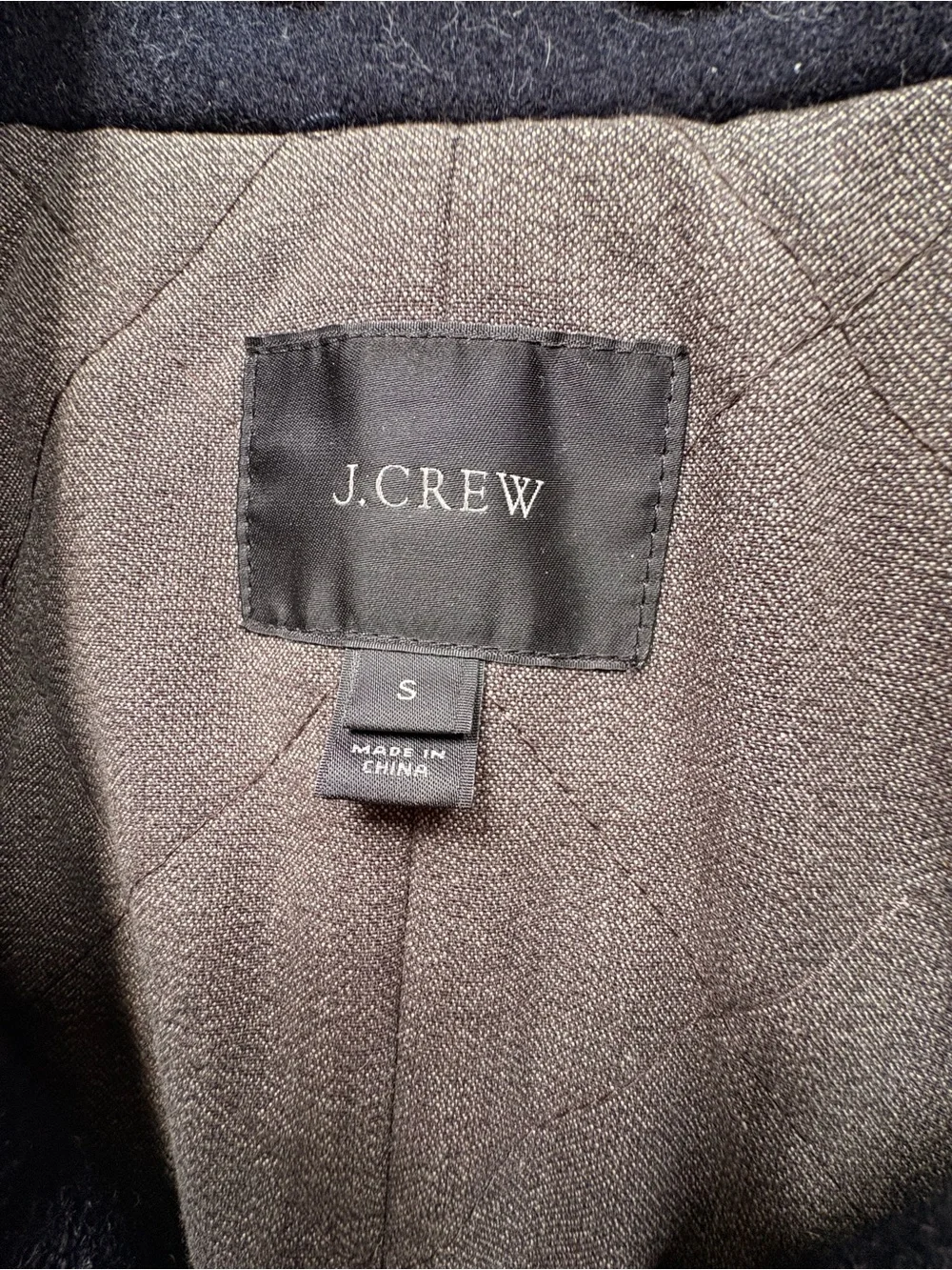 J. Crew Navy Double-Breasted Wool Pea Coat